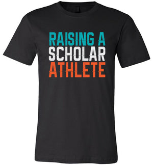 Open image in slideshow, Raising a Scholar Athlete T- Shirt
